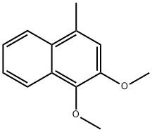 Naphthalene, 1,2-dimethoxy-4-methyl- Structure