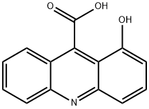 9-Acridinecarboxylic acid, 1-hydroxy- Structure