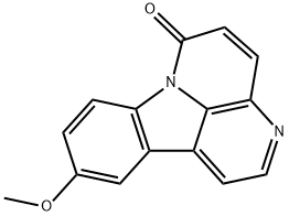 6H-Indolo[3,2,1-de][1,5]naphthyridin-6-one, 10-methoxy- Structure