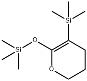 trimethyl-[(5-trimethylsilyl-3,4-dihydro-2H-pyran-6-yl)oxy]silane Struktur