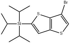 Thieno[3,2-b]thiophene, 6-bromo-2-[tris(1-methylethyl)silyl]-