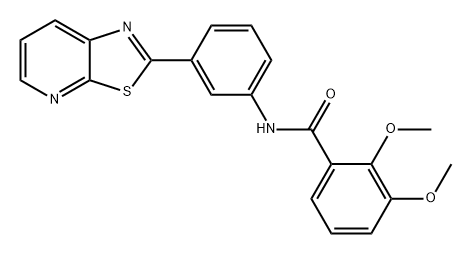 Benzamide, 2,3-dimethoxy-N-(3-thiazolo[5,4-b]pyridin-2-ylphenyl)-|WAY-339495
