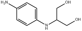 2-[(4-aminophenyl)amino]propane-1,3-diol dihydrochloride Structure