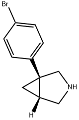 3-?Azabicyclo[3.1.0]?hexane, 1-?(4-?bromophenyl)?-?, (1S,?5R)?-|(1S,5R)-1-(4-溴苯基)-3-氮杂双环[3.1.0]己烷