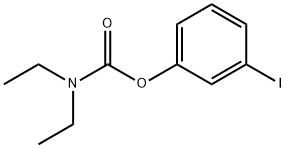 Carbamic acid, N,N-diethyl-, 3-iodophenyl ester 化学構造式