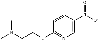 Ethanamine, N,N-dimethyl-2-[(5-nitro-2-pyridinyl)oxy]- Struktur
