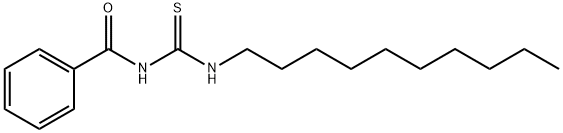 Benzamide, N-[(decylamino)thioxomethyl]- Struktur