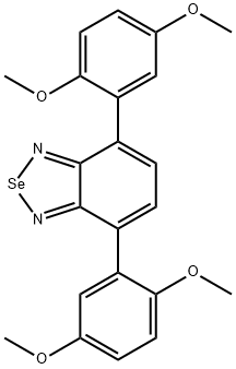 4,7-Bis(2,5-dimethoxyphenyl)benzo[c][1,2,5]selenadiazole Structure