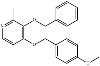 Pyridine, 4-[(4-methoxyphenyl)methoxy]-2-methyl-3-(phenylmethoxy)-