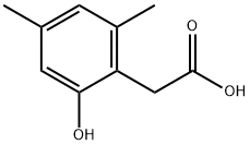 Benzeneacetic acid, 2-hydroxy-4,6-dimethyl- Structure