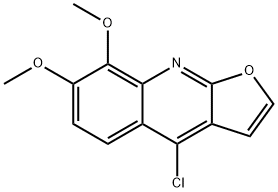 Furo[2,3-b]quinoline, 4-chloro-7,8-dimethoxy-