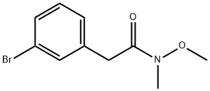 Benzeneacetamide, 3-bromo-N-methoxy-N-methyl-