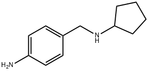 Benzenemethanamine, 4-amino-N-cyclopentyl- 结构式