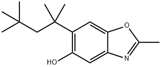 5-Benzoxazolol, 2-methyl-6-(1,1,3,3-tetramethylbutyl)- Structure