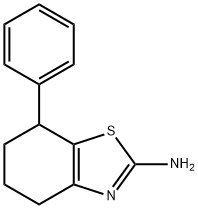 7-苯基-4,5,6,7-四氢苯并[D]噻唑-2-胺 结构式