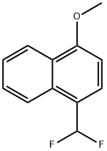 Naphthalene, 1-(difluoromethyl)-4-methoxy- Structure