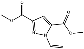 Dimethyl 1-vinyl-1H-pyrazole-3,5-dicarboxylate Structure