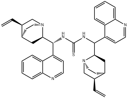 N,N'-di-(9R)-cinchonan-9-yl-Thiourea 结构式