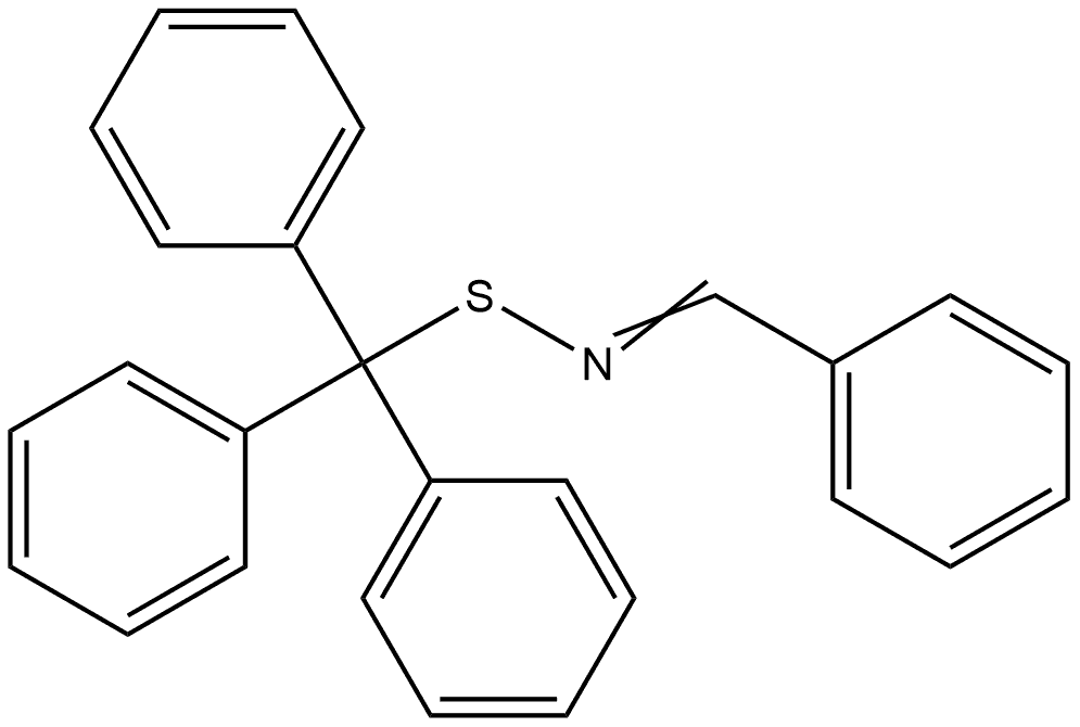 Benzenemethanesulfenamide, α,α-diphenyl-N-(phenylmethylene)-