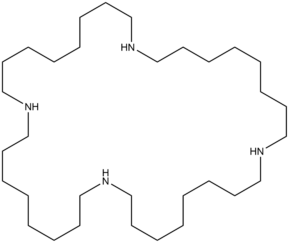 1,10,19,28-Tetraazacyclohexatriacontane,86864-65-5,结构式