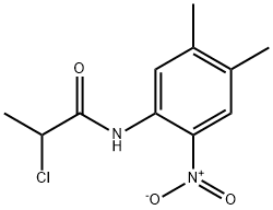 Propanamide, 2-chloro-N-(4,5-dimethyl-2-nitrophenyl)- Structure