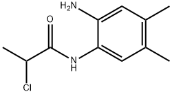 Propanamide, N-(2-amino-4,5-dimethylphenyl)-2-chloro- 化学構造式