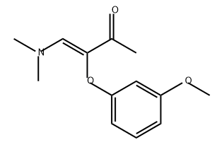 3-Buten-2-one, 4-(dimethylamino)-3-(3-methoxyphenoxy)-, (3Z)- Structure