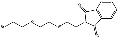 1H-Isoindole-1,3(2H)-dione, 2-[2-[2-(2-bromoethoxy)ethoxy]ethyl]- Structure