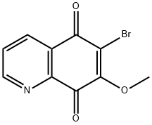 6-Bromo-7-methoxyquinoline-5,8-dione Structure