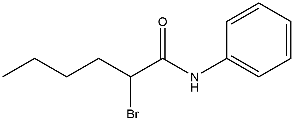 2-Bromo-N-phenylhexanamide 结构式