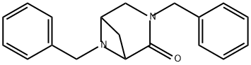 3,6-Diazabicyclo[3.1.1]heptan-2-one, 3,6-bis(phenylmethyl)- 结构式