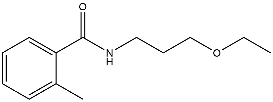 N-(3-Ethoxypropyl)-2-methylbenzamide Structure