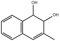 3-Methyl-1,2-dihydronaphthalene-1,2-diol Struktur