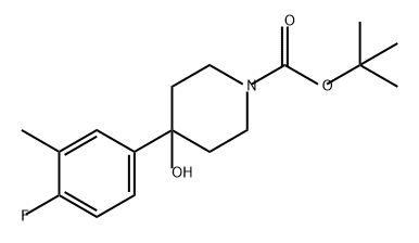 870452-15-6 1-Piperidinecarboxylic acid, 4-(4-fluoro-3-methylphenyl)-4-hydroxy-, 1,1-dimethylethyl ester