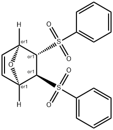 7-Oxabicyclo[2.2.1]hept-2-ene, 5,6-bis(phenylsulfonyl)-, (1R,4S,5S,6S)-rel- (9CI)