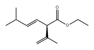 3-Hexenoic acid, 5-methyl-2-(1-methylethenyl)-, ethyl ester, [R-(E)]- (9CI)