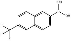 (6-(三氟甲基)萘-2-基)硼酸, 870822-82-5, 结构式
