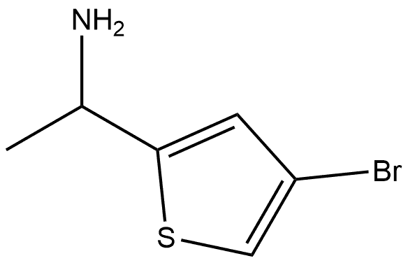 2-Thiophenemethanamine, 4-bromo-α-methyl- Structure