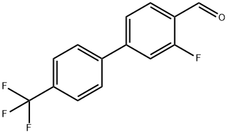 3-Fluoro-4'-(trifluoromethyl)biphenyl-4-carbaldehyde Struktur