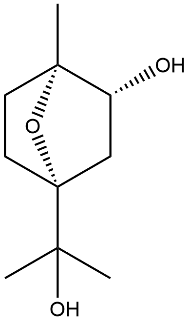 7-Oxabicyclo[2.2.1]heptane-1-methanol, 3-hydroxy-α,α,4-trimethyl-, (1R,3R,4S)-rel- Structure