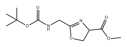 4-Oxazolecarboxylic acid, 2-[[[(1,1-dimethylethoxy)carbonyl]amino]methyl]-4,5-dihydro-, methyl ester