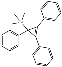 Benzene, 1,1',1''-[3-(trimethylsilyl)-1-cyclopropene-1,2,3-triyl]tris-