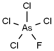 Arsorane, tetrachlorofluoro- (9CI) Structure