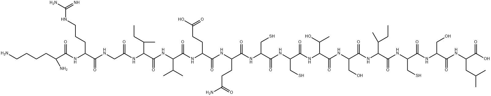 INSULIN ALPHA-CHAIN (1-13), 872036-64-1, 结构式