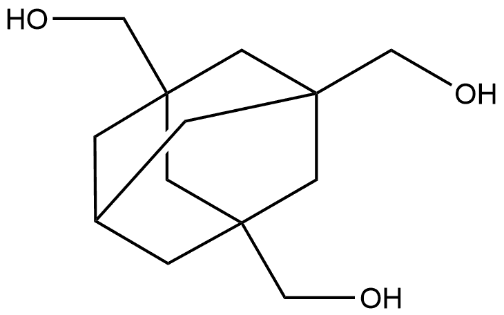 Tricyclo[3.3.1.13,7]decane-1,3,5-trimethanol Structure