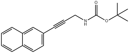 Carbamic acid, [3-(2-naphthalenyl)-2-propynyl]-, 1,1-dimethylethyl ester (9CI),872215-03-7,结构式