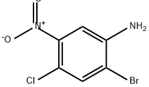 Benzenamine, 2-bromo-4-chloro-5-nitro- Structure
