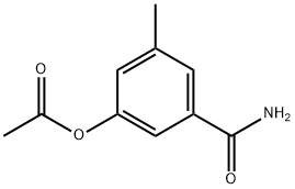 Benzamide, 3-(acetyloxy)-5-methyl- Structure