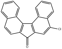 5-氯-7H-二苯并[C,G]芴-7-酮 结构式