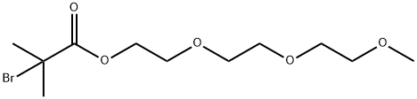 Propanoic acid, 2-bromo-2-methyl-, 2-[2-(2-methoxyethoxy)ethoxy]ethyl ester Struktur